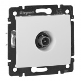 Розетка телевизионная Legrand Valena TV простая 1,5дБ 2400мГц белая