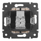 Розетка телефонная Legrand Valena 1хRJ11 белая