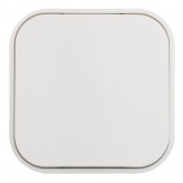 Накладной переключатель одноклавишный Legrand Quteo белый