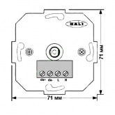 Электронный диммер Osram DALI MCU DIM потенциометр для люминесцентных ламп