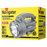 Фонарь Navigator 94 963 NPT-SP09-ACCU прожектор CREE 3W+4LED аккумулятор 4V 4Ah