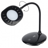 Светильник светодиодный настольный ЭРА NLED-457-6W-BK 3 цвета, черный, USB для зарядки устройств