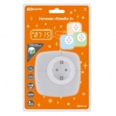 Ночник TDM Комбо2, 12LED, 55 лм/Вт, датчик освещенности, 220В,