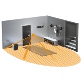 Датчик движения инфракрасный STEINEL IS 2140 ECO настенный, накладной 2000W 140° 14m IP54 черный