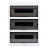 Щит распределительный навесной EKF PROxima ЩРН-П-45 3х15 модулей пластик затемненная дверца IP41