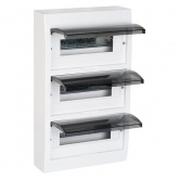 Щит распределительный навесной EKF PROxima ЩРН-П-36 3х12 модулей пластик затемненная дверца IP41