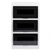 Щит распределительный навесной EKF PROxima ЩРН-П-36 3х12 модулей пластик затемненная дверца IP41