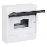 Щит распределительный навесной EKF PROxima ЩРН-П-8 8 модулей пластик затемненная дверца IP41