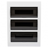 Щит распределительный встраиваемый EKF PROxima 3х15 модулей ЩРВ-П-45 пластик затемненная дверца IP41