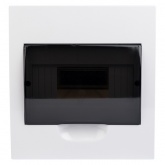 Щит распределительный встраиваемый EKF PROxima 8 модулей ЩРВ-П- 8 пластик затемненная дверца IP41