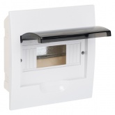 Щит распределительный встраиваемый EKF PROxima 8 модулей ЩРВ-П- 8 пластик затемненная дверца IP41