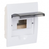 Щит распределительный встраиваемый EKF PROxima 6 модулей ЩРВ-П- 6 пластик затемненная дверца IP41