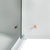 Щит с монтажной панелью EKF Basic ЩМП 400х300х220 IP31 металлический