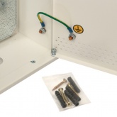 Слаботочный встраиваемый щит EKF PROxima Crosser R-1 (390х340х120) с монтажной панелью IP31