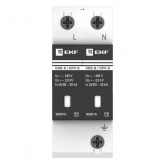 Ограничитель импульсных напряжений EKF ОПВ-B/2P In 30кА 400В с индикатором