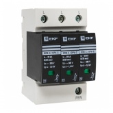Ограничитель импульсных напряжений EKF ОПВ-C/3P In 20кА 400В с индикатором