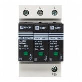 Ограничитель импульсных напряжений EKF ОПВ-C/3P In 20кА 400В с индикатором