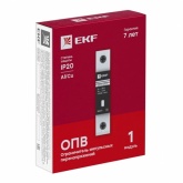 Ограничитель импульсных напряжений EKF ОПВ-D/1P In 5кА 230В с индикатором