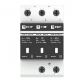 Ограничитель импульсных напряжений EKF ОПВ-D/3P In 5кА 230В с индикатором