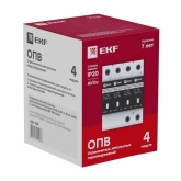 Ограничитель импульсных напряжений EKF ОПВ-D/4P In 5кА 230В с индикатором