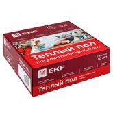 Теплый пол EKF (греющий кабель) 1500Вт 100м 10,0м2 (без терморегулятора)