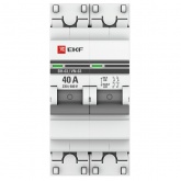 Рубильник модульный ВН-63 2P 40А однофазный PROxima EKF (выключатель нагрузки)