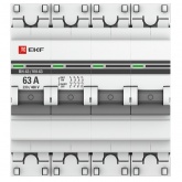 Рубильник модульный ВН-63 4P 63А трехфазный PROxima EKF (выключатель нагрузки)