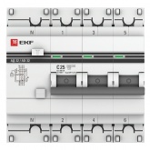 Дифференциальный автомат EKF PROxima АД-32 3P+N C25А 300мА тип АС трехфазный электронный 4,5кА (дифавтомат, АВДТ)