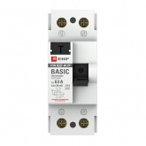 УЗО EKF Basic ВДТ-40 2P 63А/ 30мА (электронное) тип АС (ВДТ)