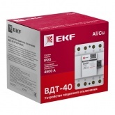 УЗО EKF Basic ВДТ-40 4P 25А/ 30мА (электронное) тип АС (ВДТ)