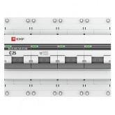 Автоматический выключатель EKF PROxima ВА 47-100 4P 25А (C) 10kA (автомат электрический)