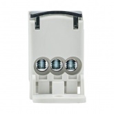 Блок распределительный EKF КБР на DIN-рейку и монтажную панель 80A 7 зажимов