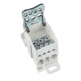 Блок распределительный EKF КБР на DIN-рейку и монтажную панель 80A 7 зажимов