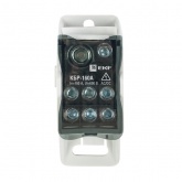 Блок распределительный EKF КБР на DIN-рейку и монтажную панель 160A 8 зажимов