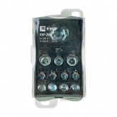 Блок распределительный EKF КБР на DIN-рейку и монтажную панель 250A 12 зажимов