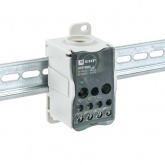 Блок распределительный EKF КБР на DIN-рейку и монтажную панель 400A 12 зажимов