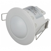 Датчик движения ЭРА MD 203 микроволновый встраиваемый 1200W угол 360гр. дальность 8м, IP20