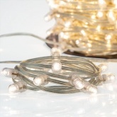 Гирлянда Neon-Night LED Клип-лайт 12 V, прозрачный ПВХ, 150 мм, цвет диодов теплый белый