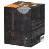 Светильник подвесной Ledvance Vintage 1906 Bubble Pendant E27 200x1460 Glass Orange (золотистый)