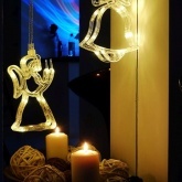 Фигура светодиодная Neon-Night Колокольчик, на присоске с подвесом, цвет теплый белый