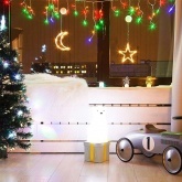 Фигура светодиодная Neon-Night Месяц, на присоске с подвесом, цвет теплый белый