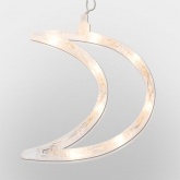 Фигура светодиодная Neon-Night Месяц, на присоске с подвесом, цвет теплый белый