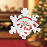 Фигура светодиодная Neon-Night Снеговик на снежинке, RGB на присоске