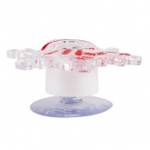 Фигура светодиодная Neon-Night Снеговик на снежинке, RGB на присоске