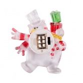 Фигура светодиодная Neon-Night Снеговик с подарком, RGB на присоске