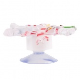 Фигура светодиодная Neon-Night Снеговик с подарком, RGB на присоске