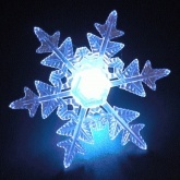 Снежинка Морозко RGB на присоске