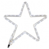 Фигура Звездочка, 36 LED тепло-белый, размер 30x28см IP65