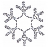 Фигура световая Снежинка LED, цвет белый, размер 45x38см IP65