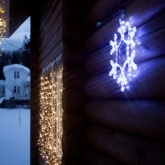 Фигура световая Снежинка LED, цвет белый, размер 45x38см IP65